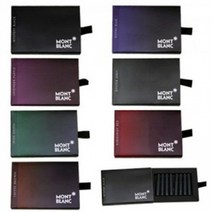 Montblanc 잉크 카트리지잉크(8개)길이38mm, 청색-로얄 블루, 1개