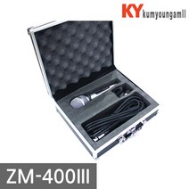 ZEUS 제우스 노래방 마이크 ZM-400III 마이크케이스 마이크줄 포함, ZM-400III+케이스+마이크줄A타입