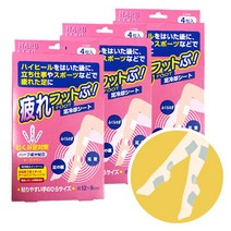 일본 발 냉각시트 로즈마리 4매입 쿨링패치, 3개