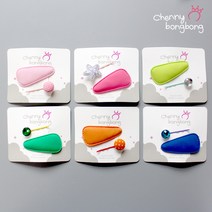 채니봉봉 쁘띠 똑딱실핀(2p) 유아헤어핀