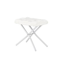 캠프밸리 릴렉스 밀란쇼파 패브릭쇼파 1인용쇼파, 쿠션스툴(아이보리)