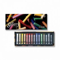 [문교] 갤러리 둥근파스텔 15색