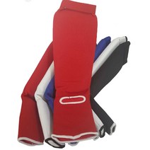 발등정강이보호대 면아대 2개1조 격투기보호대/태권도, 레드