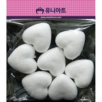 유니아트 모양 스치로폼, 하트
