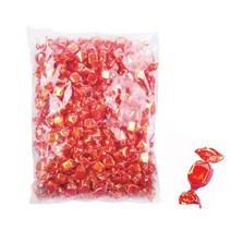 다산 사각칼라사탕 빨강(딸기맛) 800g, 1봉