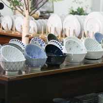 일본 가정식 밥공기 국대접세트, 하나모노 공기대접세트