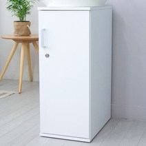 300 400 틈새 수납장 개인사물함, 01-B 300수납장(열쇠형)-화이트