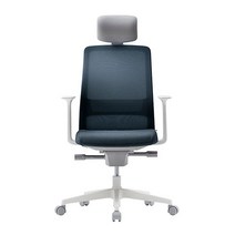 시디즈 T40 시리즈 T400HLDF 화이트쉘 메쉬의자, 네이비