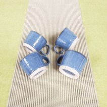 미각도예 도자기미니머그 커피잔 커피잔, 블루, 1p