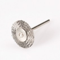 젠타코리아 드레멜 액세서리 와이어브러쉬 T형 25mm 스테인레스, 1개