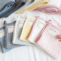 꿈두부 요루거즈 유아고리수건 6color, 블루, 1개