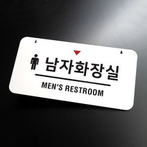 루리앤메리 하늘걸이 안내판 32 남자화장실 부서명패, B 안내판만 [안내판+단면] -4000원