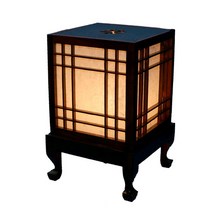 9deco 전통공예 인테리어등, 크로버 창살등 중(24*24*36cm)