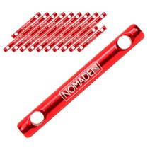 노마드캠핑 막대 2구 스토퍼 20p, 레드