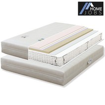 홈잡스 독립형스프링 CL50T 양면매트리스(향균화이트원단) 독립스프링매트리스