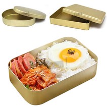 추억의 양은도시락 우야몰 국산 밴또 도시락 나들이 옛날 양철 양은용품, 1개, 01.타원