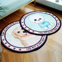 쇼팜 퓨어 애견매트 78cm 러그타입, 애견매트_누렁이