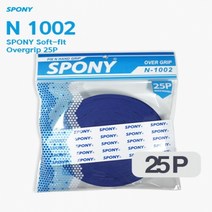 스포니 배드민턴 테니스 오버그립 25p N-1002, 화이트(WH)