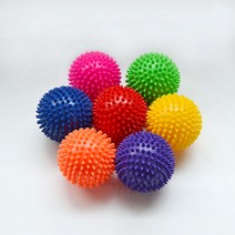 아이콘Traning 지압 마사지볼 9.5CM 7가지색상, 오렌지, 1개