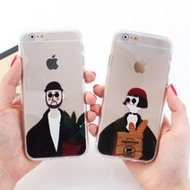 미스터마켓 트라이코지 아저씨와소녀 클리어 투명 젤리 케이스 BAR형