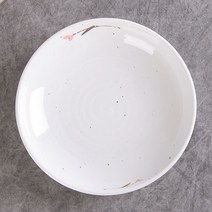 고백자 하트꽃 오목접시 2호, 1개