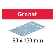 페스툴연마시트 STF 80x133 P180 GR/100Granat/497122, 단품
