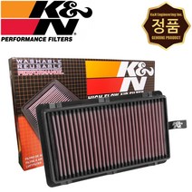 K&N 33-3064 반영구적 순정형 튜닝 에어필터 기아 더뉴카니발 디젤, 1개입