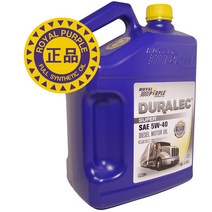 로얄퍼플 엔진오일 Duralec Super 5W40 1GL 디젤, 1통