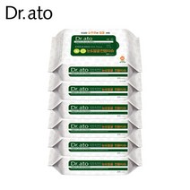 닥터아토 눈&얼굴 전용티슈 20매 휴대 유아물티슈, 6개