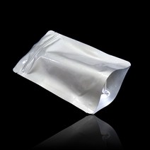 (BM) 지퍼 스탠드형 알루미늄 봉투 15X22cm+4cm 100매, 메탈