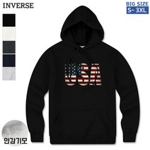 인버스 [CTS-GH6] 남여공용 USA 기모 후드티