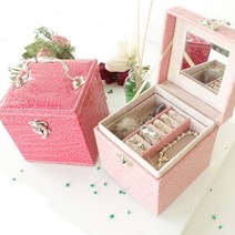 잡쿡 크로커 사각형 보석함