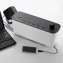 대쉬크랩 수납형 디자인 멀티탭 플러그 팟, 블랙
