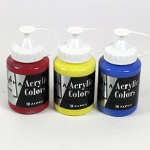 알파색채 실버 아크릴칼라 250ml 아크릴물감, 904 Permanent Yellow Deep