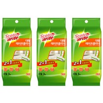 3M 스카치브라이트 대형 테이프클리너 리필(2+1입), 3개
