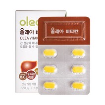 올레아 비타칸 밀크씨슬 비타민 아연, 1box