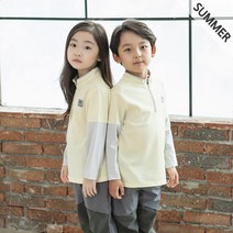 유키즈 [ 키즈 아웃도어 ] 아동 기능성 쿨론 여름 토시 티 옐로우