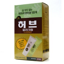 동성제약 허브 칼라크림 (옻 안타는 염모제) 70g 피부애/코스모, 2호 연한흑갈색, 1