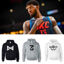 [제이지스포츠] 폴 조지 NBA선수 시그니처 로고 후드티 맨투맨 기모가능 후드티