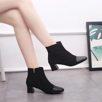 미스터추 9531 앵클부츠 스웨이드 부츠 5cm 스웨이드부스 여성 부츠 앵클 여성 앵글부츠