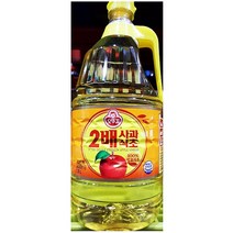 사과식초 2배 과일식초 1.8LX1개 오뚜기 식자재, 본상품선택
