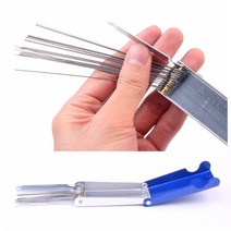 CRETEC 산소바늘 8P 12P 팁크리너 가스 LPG 절단 화구 청소 자동 절단기, 산소바늘 TC-08
