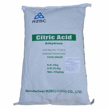 오리지널 프리미엄 구연산 천연세제 25kg (무수) 섬유유연제 청소 살균 대용량, 1개