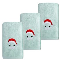 송월타월 산타 수건, 연두, 3개입