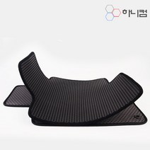 루젠 하니컴 이중 벌집카매트 트렁크매트, 실내매트-수입 폭스바겐 제타6세대(11년), 검정테두리