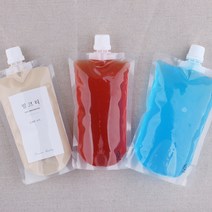 뉴마켓 고온용 주스팩 음료팩 스탠드 파우치, 50개, 400ml