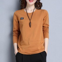 HQINT A가을 겨울 여성 긴팔 티 블라우스 빅사이즈 상의 176 ABmh1gu