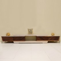 포천가구단지 로하스가구 대리석 거실장 인출식 보타니, 월넛