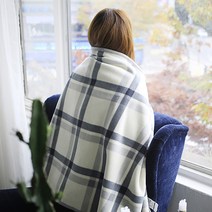 와이홈 망토 담요 똑딱이 숄더 블랭킷 극세사 양털 어깨 무릎