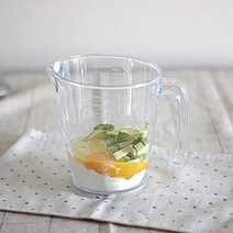 유즈하키친 눈금 계량컵 1L